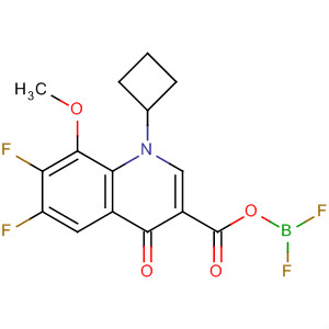 874482-67-4  4(1H)-Quinolinone,1-cyclobutyl-3-[[(difluoroboryl)oxy]carbonyl]-6,7-difluoro-8-methoxy-