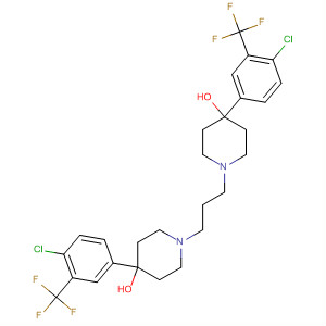874484-54-5  4-Piperidinol,1,1'-(1,3-propanediyl)bis[4-[4-chloro-3-(trifluoromethyl)phenyl]-