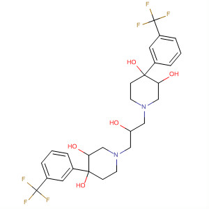 874484-63-6  3,4-Piperidinediol,1,1'-(2-hydroxy-1,3-propanediyl)bis[4-[3-(trifluoromethyl)phenyl]-