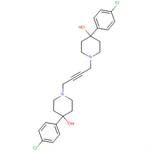 874484-71-6  4-Piperidinol, 1,1'-(2-butyne-1,4-diyl)bis[4-(4-chlorophenyl)- 874484-71-6  4-Piperidinol, 1,1'-(2-butyne-1,4-diyl)bis[4-(4-chlorophenyl)-