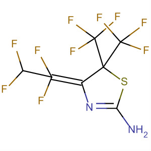 873298-59-0  2-Thiazolamine,4,5-dihydro-4-(tetrafluoroethylidene)-5,5-bis(trifluoromethyl)-
