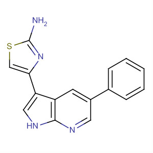 873311-75-2  2-Thiazolamine, 4-(5-phenyl-1H-pyrrolo[2,3-b]pyridin-3-yl)-