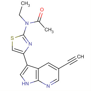 873311-98-9  Acetamide,N-ethyl-N-[4-(5-ethynyl-1H-pyrrolo[2,3-b]pyridin-3-yl)-2-thiazolyl]-