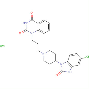 873313-55-4  2,4(1H,3H)-Quinazolinedione,1-[3-[4-(5-chloro-2,3-dihydro-2-oxo-1H-benzimidazol-1-yl)-1-piperidinyl]propyl]-, monohydrochloride