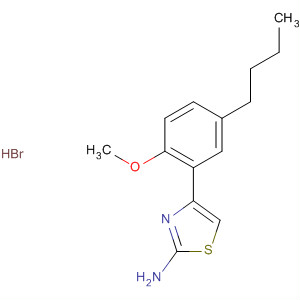 873314-96-6  2-Thiazolamine, 4-(5-butyl-2-methoxyphenyl)-, hydrobromide