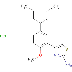 873315-02-7  2-Thiazolamine, 4-[2-methoxy-5-(1-propylbutyl)phenyl]-, hydrochloride