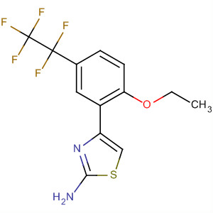 873315-03-8  2-Thiazolamine, 4-[2-ethoxy-5-(pentafluoroethyl)phenyl]-