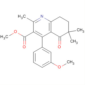 873315-94-7  3-Quinolinecarboxylic acid,5,6,7,8-tetrahydro-4-(3-methoxyphenyl)-2,6,6-trimethyl-5-oxo-, methylester