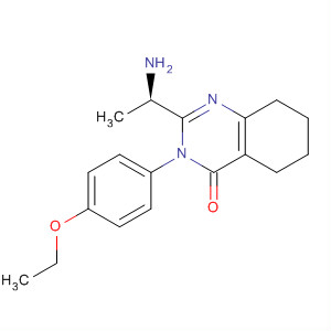 873333-88-1  4(3H)-Quinazolinone,2-[(1R)-1-aminoethyl]-3-(4-ethoxyphenyl)-5,6,7,8-tetrahydro-