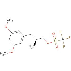 873428-93-4  Methanesulfonic acid, trifluoro-,(2S)-3-(3,5-dimethoxyphenyl)-2-methylpropyl ester