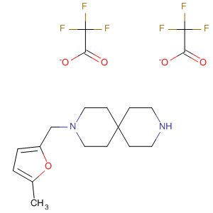 873433-54-6  3,9-Diazaspiro[5.5]undecane, 3-[(5-methyl-2-furanyl)methyl]-,bis(trifluoroacetate)