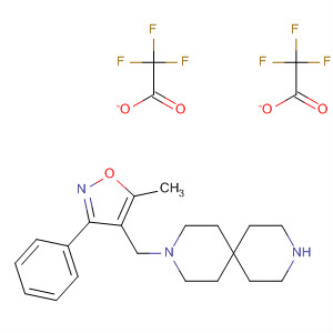 873433-56-8  3,9-Diazaspiro[5.5]undecane,3-[(5-methyl-3-phenyl-4-isoxazolyl)methyl]-, bis(trifluoroacetate)