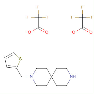 873433-60-4  3,9-Diazaspiro[5.5]undecane, 3-(2-thienylmethyl)-, bis(trifluoroacetate)