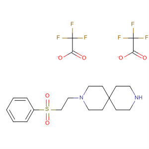 873433-64-8  3,9-Diazaspiro[5.5]undecane, 3-[2-(phenylsulfonyl)ethyl]-,bis(trifluoroacetate)
