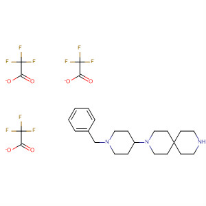 873433-66-0  3,9-Diazaspiro[5.5]undecane, 3-[1-(phenylmethyl)-4-piperidinyl]-,tris(trifluoroacetate)