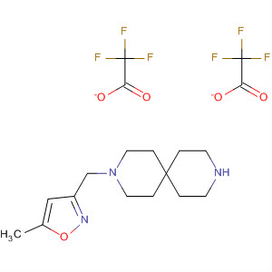 873433-68-2  3,9-Diazaspiro[5.5]undecane, 3-[(5-methyl-3-isoxazolyl)methyl]-,bis(trifluoroacetate)