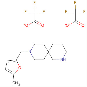 873433-92-2  2,9-Diazaspiro[5.5]undecane, 9-[(5-methyl-2-furanyl)methyl]-,bis(trifluoroacetate)