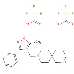 873433-94-4  2,9-Diazaspiro[5.5]undecane,9-[(5-methyl-3-phenyl-4-isoxazolyl)methyl]-, bis(trifluoroacetate)