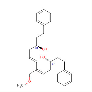 873435-80-4  5,7-Dodecadiene-3,10-diol, 6-(methoxymethyl)-1,12-diphenyl-,(3R,5E,7E,10R)-rel-