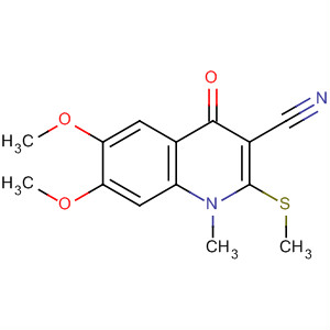 873437-86-6  3-Quinolinecarbonitrile,1,4-dihydro-6,7-dimethoxy-1-methyl-2-(methylthio)-4-oxo-