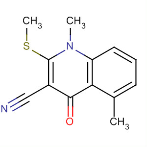 873437-88-8  3-Quinolinecarbonitrile, 1,4-dihydro-1,5-dimethyl-2-(methylthio)-4-oxo-