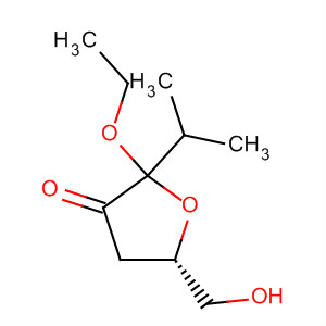 873438-02-9  3(2H)-Furanone, 2-ethoxydihydro-5-(hydroxymethyl)-2-(1-methylethyl)-,(5S)-