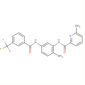 873449-64-0  2-Pyridinecarboxamide,6-methyl-N-[2-methyl-5-[[3-(trifluoromethyl)benzoyl]amino]phenyl]-