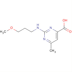 873450-16-9  4-Pyrimidinecarboxylic acid, 2-[(2-methoxyethyl)methylamino]-6-methyl-