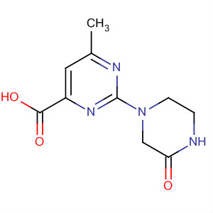 873450-17-0  4-Pyrimidinecarboxylic acid, 6-methyl-2-(3-oxo-1-piperazinyl)-