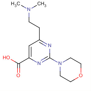 873450-25-0  4-Pyrimidinecarboxylic acid,6-[2-(dimethylamino)ethyl]-2-(4-morpholinyl)-