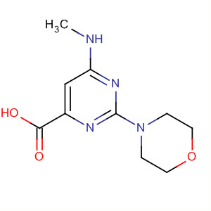 873450-27-2  4-Pyrimidinecarboxylic acid, 6-(methylamino)-2-(4-morpholinyl)-