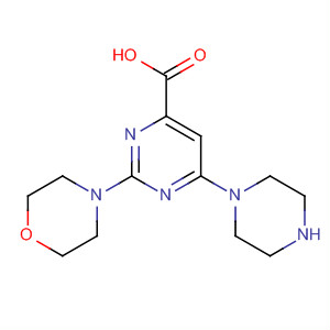 873450-29-4  4-Pyrimidinecarboxylic acid, 2-(4-morpholinyl)-6-(1-piperazinyl)-