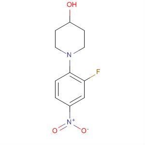 873537-50-9  4-Piperidinol, 1-(2-fluoro-4-nitrophenyl)- 873537-50-9  4-Piperidinol, 1-(2-fluoro-4-nitrophenyl)-