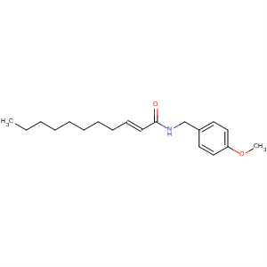 873549-81-6  2-Undecenamide, N-[(4-methoxyphenyl)methyl]-, (2E)-
