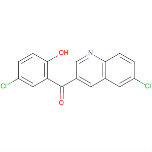 873577-12-9  Methanone, (5-chloro-2-hydroxyphenyl)(6-chloro-3-quinolinyl)-