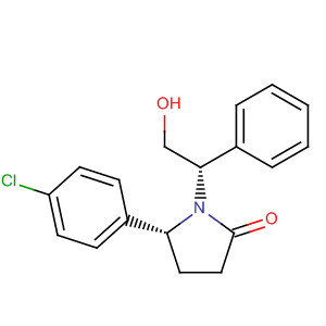 873577-50-5  2-Pyrrolidinone, 5-(4-chlorophenyl)-1-[(1S)-2-hydroxy-1-phenylethyl]-,(5R)-