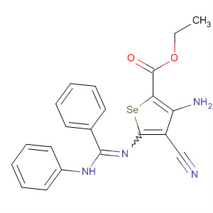 873659-38-2  2-Selenophenecarboxylic acid,3-amino-4-cyano-5-[[phenyl(phenylamino)methylene]amino]-, ethyl ester