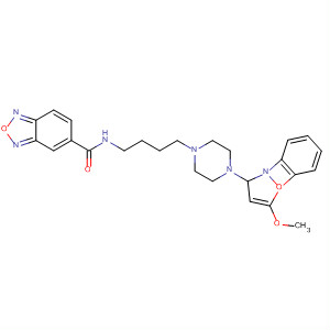 873662-61-4  2,1,3-Benzoxadiazole-5-carboxamide,N-[4-[4-(5-methoxy-1,2-benzisoxazol-3-yl)-1-piperazinyl]butyl]-