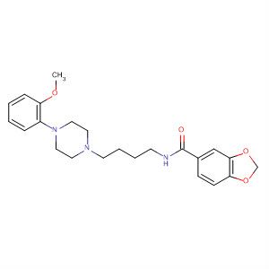 873662-70-5  1,3-Benzodioxole-5-carboxamide,N-[4-[4-(2-methoxyphenyl)-1-piperazinyl]butyl]-