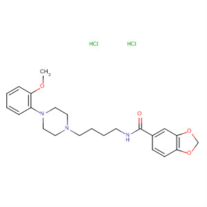 873662-90-9  1,3-Benzodioxole-5-carboxamide,N-[4-[4-(2-methoxyphenyl)-1-piperazinyl]butyl]-, dihydrochloride