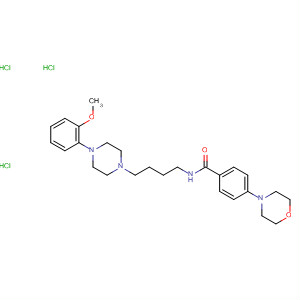 873662-93-2  Benzamide,N-[4-[4-(2-methoxyphenyl)-1-piperazinyl]butyl]-4-(4-morpholinyl)-,trihydrochloride