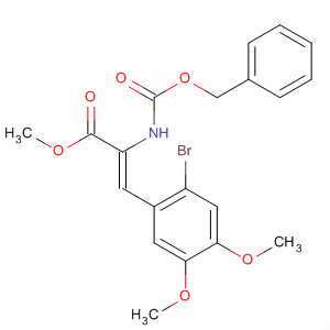 873666-89-8  2-Propenoic acid,3-(2-bromo-4,5-dimethoxyphenyl)-2-[[(phenylmethoxy)carbonyl]amino]-,methyl ester, (2Z)-