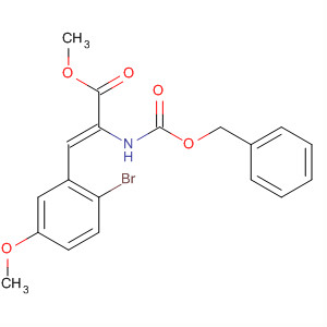 873666-91-2  2-Propenoic acid,3-(2-bromo-5-methoxyphenyl)-2-[[(phenylmethoxy)carbonyl]amino]-,methyl ester, (2Z)-