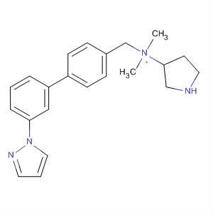 873667-40-4  3-Pyrrolidinamine,N,N-dimethyl-1-[[3'-(1H-pyrazol-1-yl)[1,1'-biphenyl]-4-yl]methyl]-