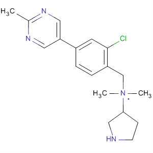 873667-79-9  3-Pyrrolidinamine,1-[[2-chloro-4-(2-methyl-5-pyrimidinyl)phenyl]methyl]-N,N-dimethyl-