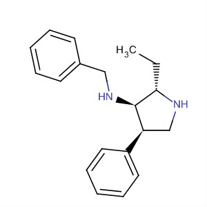 873668-77-0  3-Pyrrolidinamine, 2-ethyl-4-phenyl-1-(phenylmethyl)-, (2S,3R,4R)-