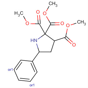873686-67-0  2,2,3-Pyrrolidinetricarboxylic acid, 5-phenyl-, trimethyl ester,(3R,5R)-rel-