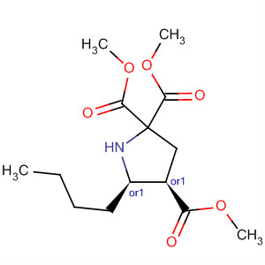 873686-72-7  2,2,4-Pyrrolidinetricarboxylic acid, 5-butyl-, trimethyl ester, (4R,5R)-rel-