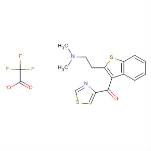 873693-65-3  Methanone, [2-[2-(dimethylamino)ethyl]benzo[b]thien-3-yl]-4-thiazolyl-,mono(trifluoroacetate)