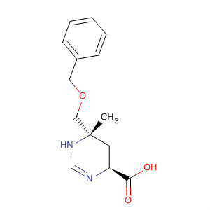 873695-43-3  4-Pyrimidinecarboxylic acid,1,4,5,6-tetrahydro-6-methyl-6-[(phenylmethoxy)methyl]-, (4S,6S)-